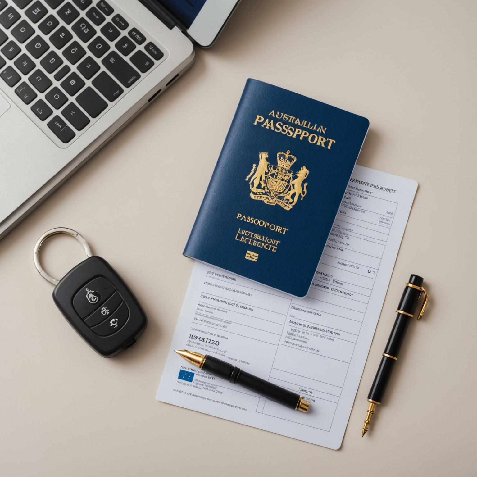 Overseas driving licence documents and NSW licence application