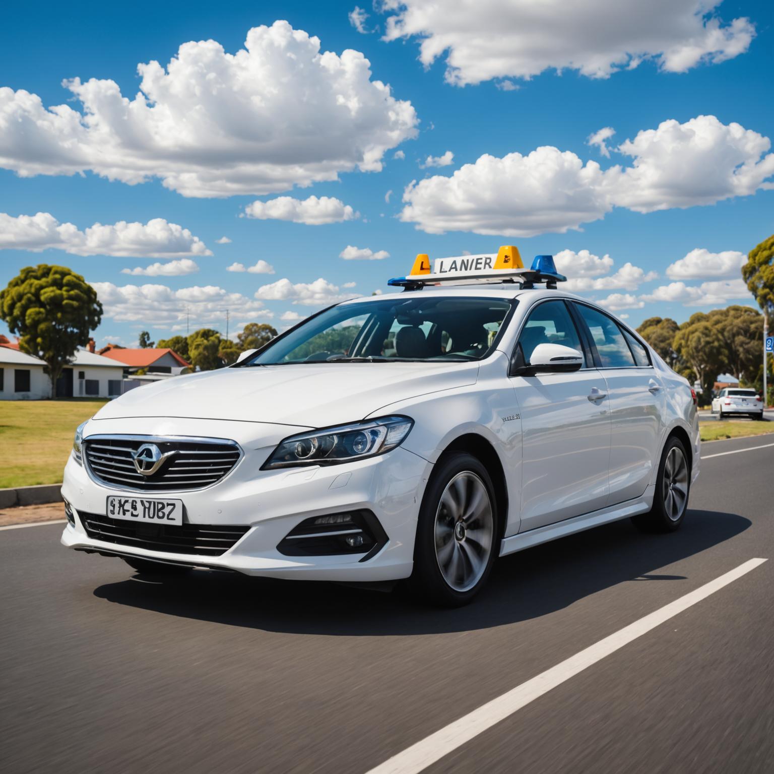 SkillRide training vehicle on a Western Sydney road